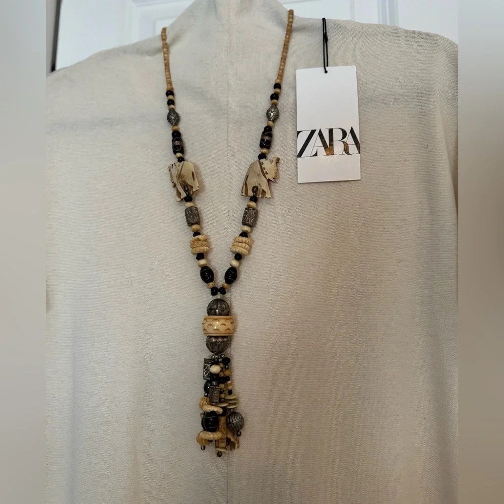 Elegant Cream Jumpsuit by ZARA - Picture 14 of 16